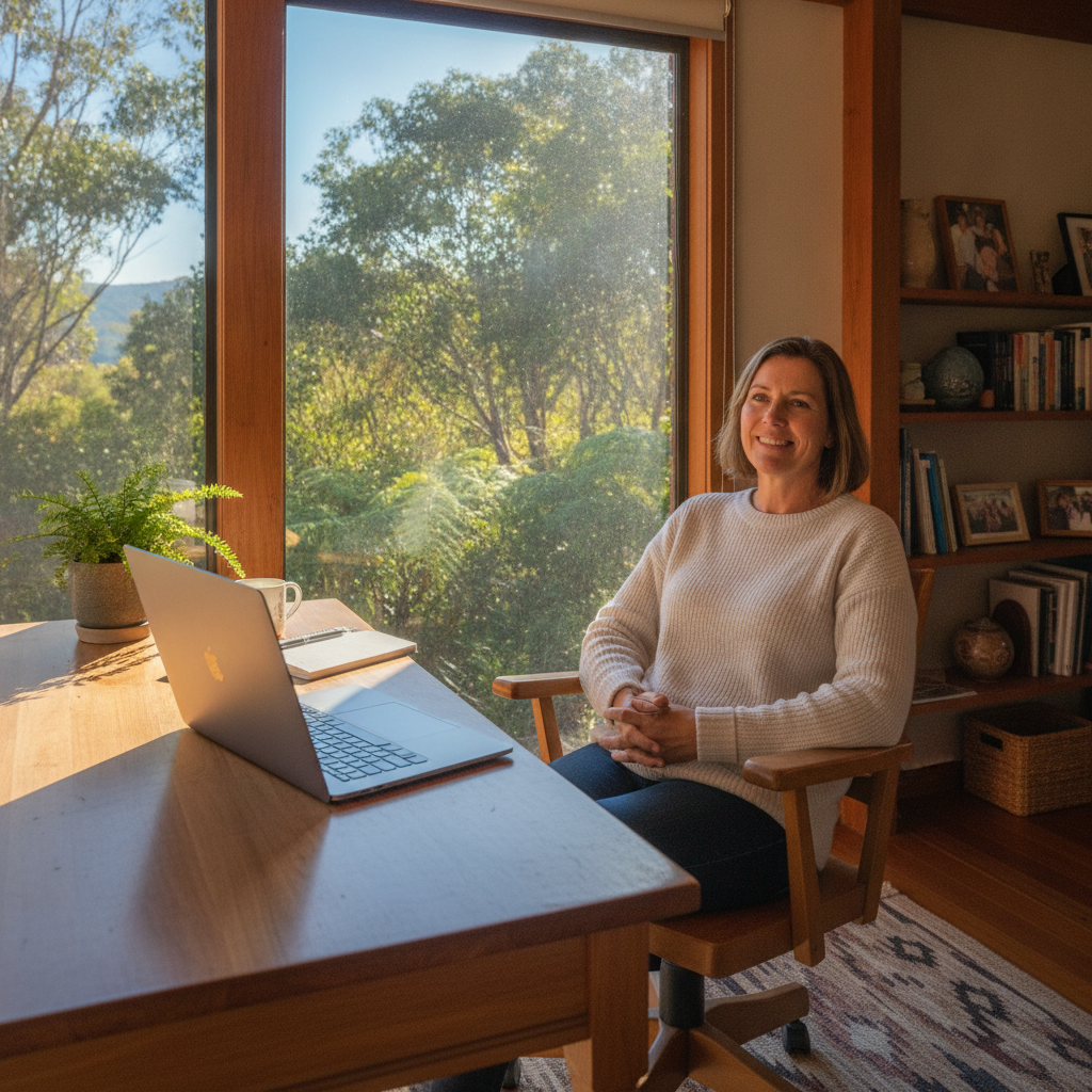 Computer cleaning in Bunya Mountains (4405) — a local resident at home with a clean, fast, dust-free computer running cool and quiet