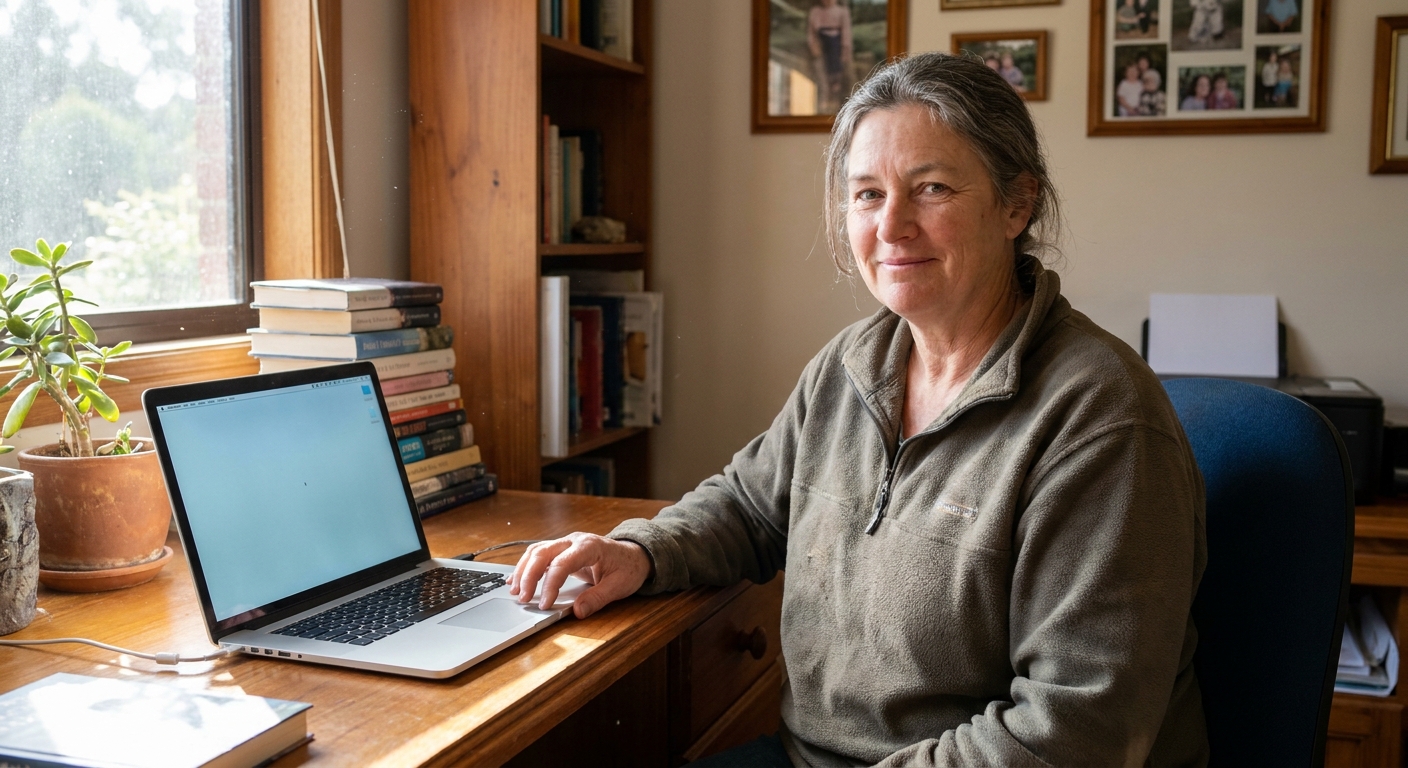 Computer cleaning in Bunyip North (3815) — a local resident at home with a clean, fast, dust-free computer running cool and quiet