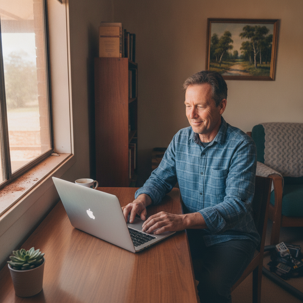 Computer cleaning in Canadian Lead (2850) — a local resident at home with a clean, fast, dust-free computer running cool and quiet