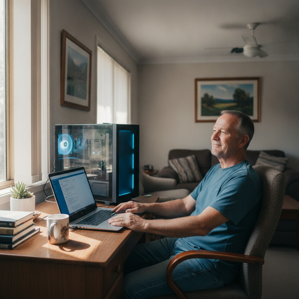 Laptop and desktop cleaning in Capalaba (4157) — an at-home owner pleased their computer runs cool and quiet again