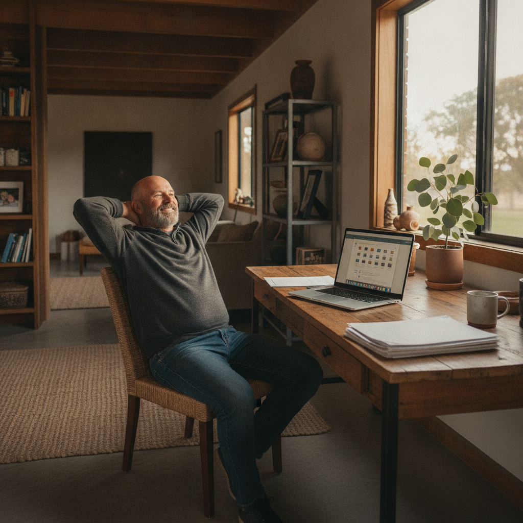 Computer cleaning in Capel River (6271) — a local resident at home with a clean, fast, dust-free computer running cool and quiet