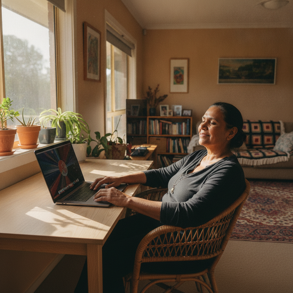 Computer cleaning in Capoompeta (2371) — a local resident at home with a clean, fast, dust-free computer running cool and quiet