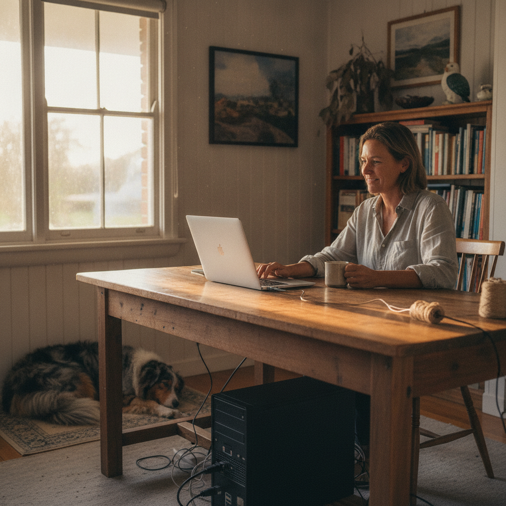Laptop and desktop cleaning in Carcalgong (2850) — an at-home owner pleased their computer runs cool and quiet again