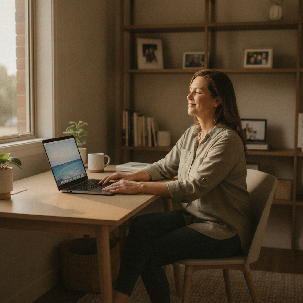 Computer cleaning in Carlingford Court (2118) — a local resident at home with a clean, fast, dust-free computer running cool and quiet