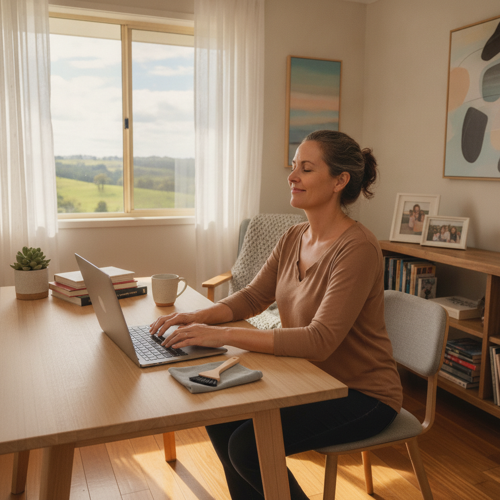 Laptop and desktop cleaning in Carool (2486) — an at-home owner pleased their computer runs cool and quiet again