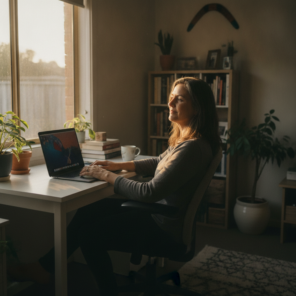 Computer cleaning in Cartwright (2168) — a local resident at home with a clean, fast, dust-free computer running cool and quiet