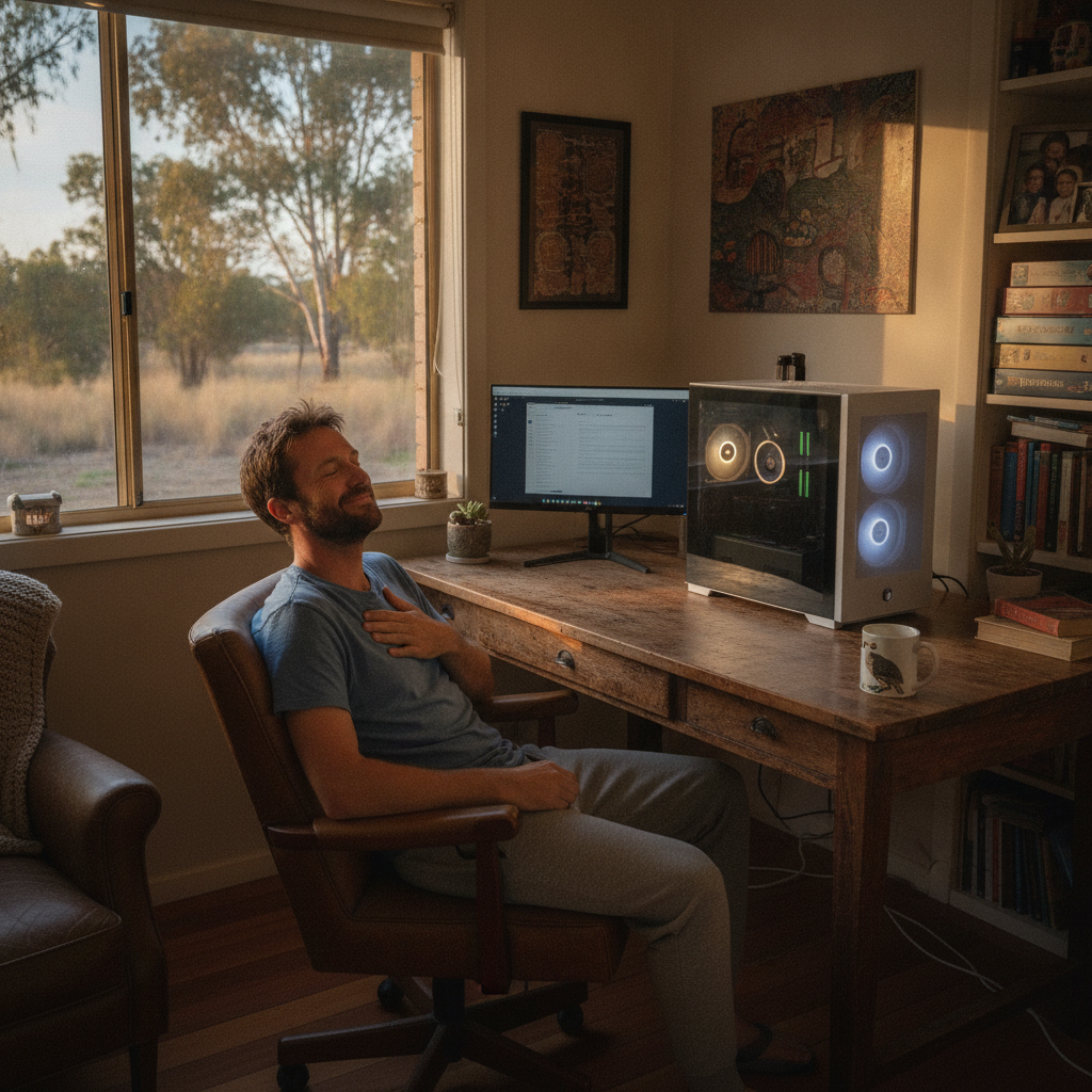 Laptop and desktop cleaning in Cecil Park (2178) — an at-home owner pleased their computer runs cool and quiet again