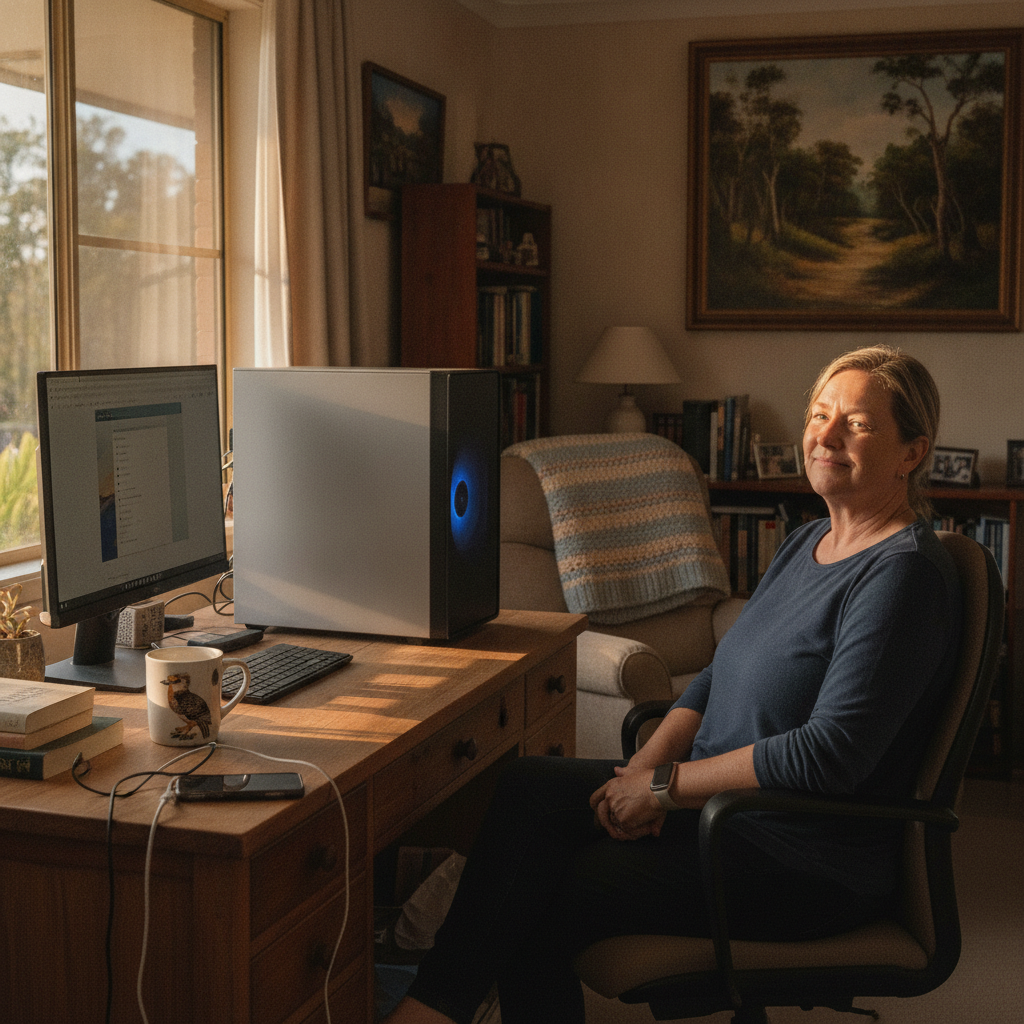 Laptop and desktop cleaning in Chaelundi (2460) — an at-home owner pleased their computer runs cool and quiet again