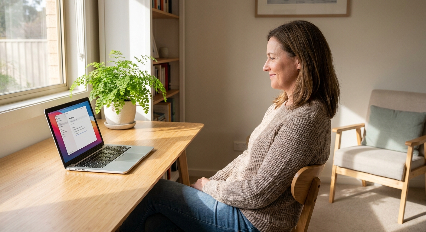 Computer cleaning in Chapman (2611) — a local resident at home with a clean, fast, dust-free computer running cool and quiet