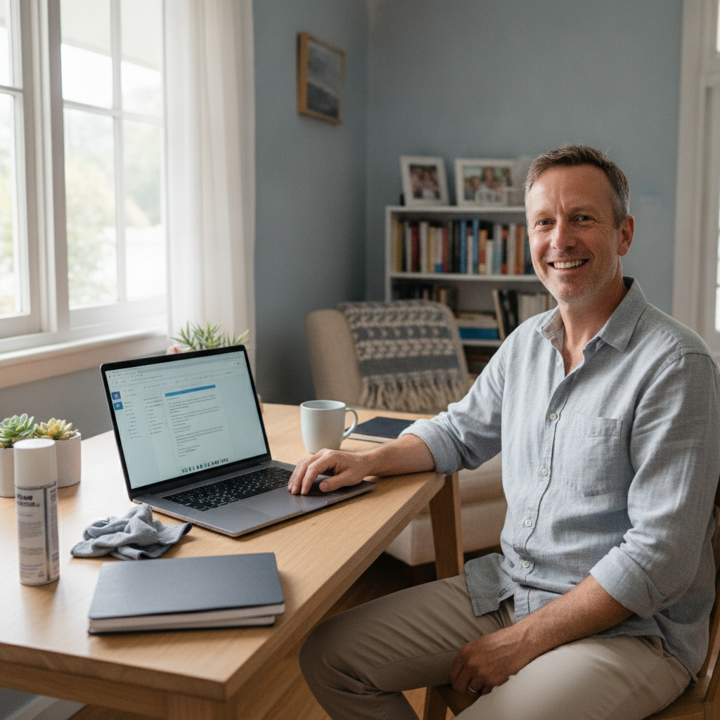 Laptop and desktop cleaning in Cleveland (4163) — an at-home owner pleased their computer runs cool and quiet again
