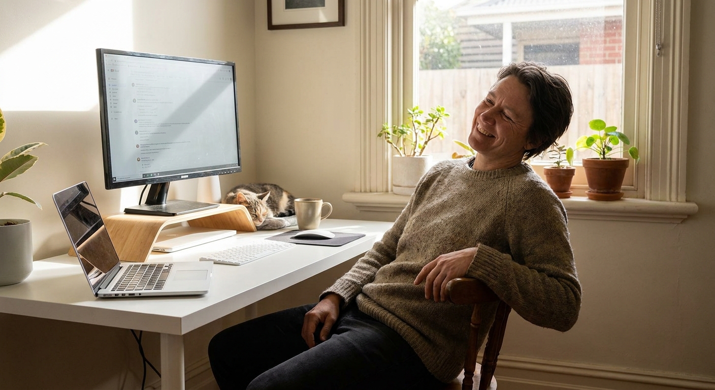 Laptop and desktop cleaning in Clifton Hill (3068) — an at-home owner pleased their computer runs cool and quiet again