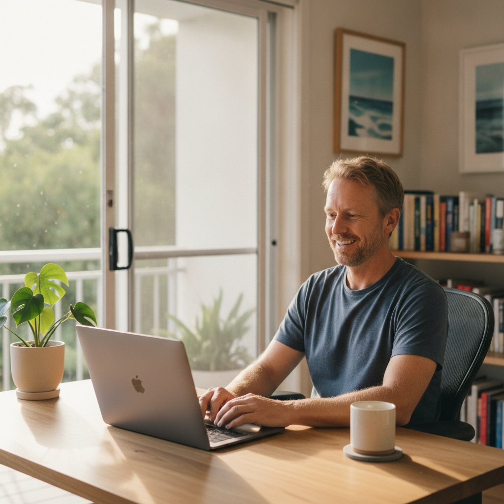 Computer cleaning in Clovelly West (2031) — a local resident at home with a clean, fast, dust-free computer running cool and quiet