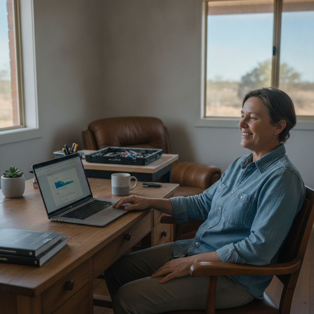 Computer cleaning in Cobar (2835) — a local resident at home with a clean, fast, dust-free computer running cool and quiet