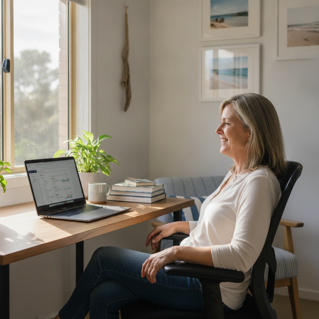 Computer cleaning in Coledale (2515) — a local resident at home with a clean, fast, dust-free computer running cool and quiet