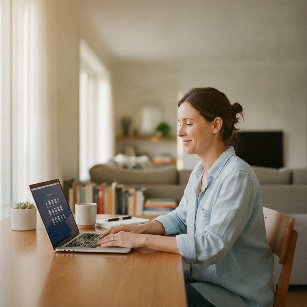 Computer cleaning in Concord West (2138) — a local resident at home with a clean, fast, dust-free computer running cool and quiet