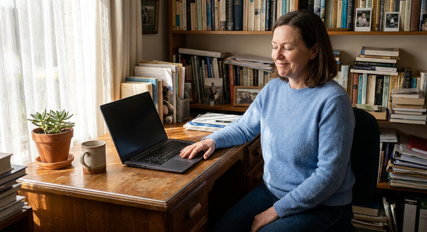 Computer cleaning in Connewarre (3227) — a local resident at home with a clean, fast, dust-free computer running cool and quiet