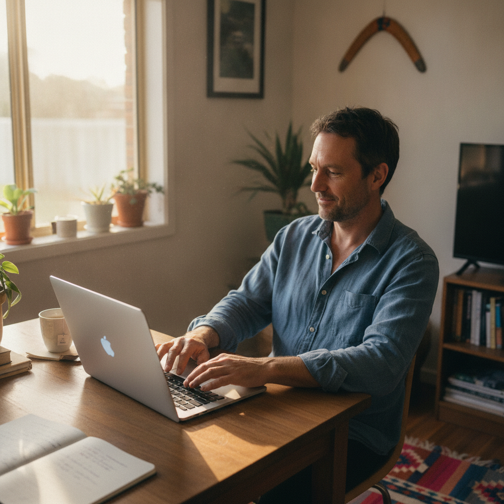 Computer cleaning in Coolbellup (6163) — a local resident at home with a clean, fast, dust-free computer running cool and quiet