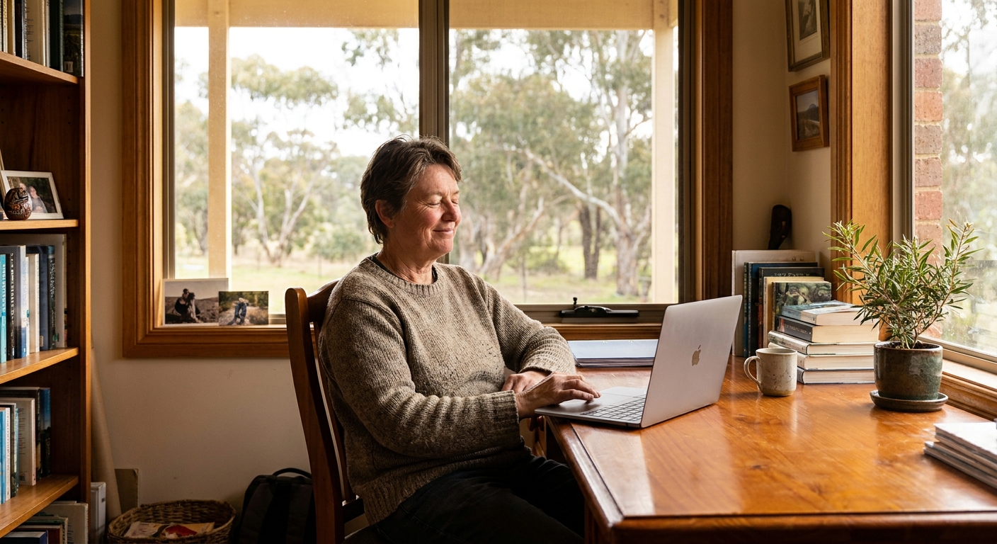 Computer cleaning in Cottles Bridge (3099) — a local resident at home with a clean, fast, dust-free computer running cool and quiet