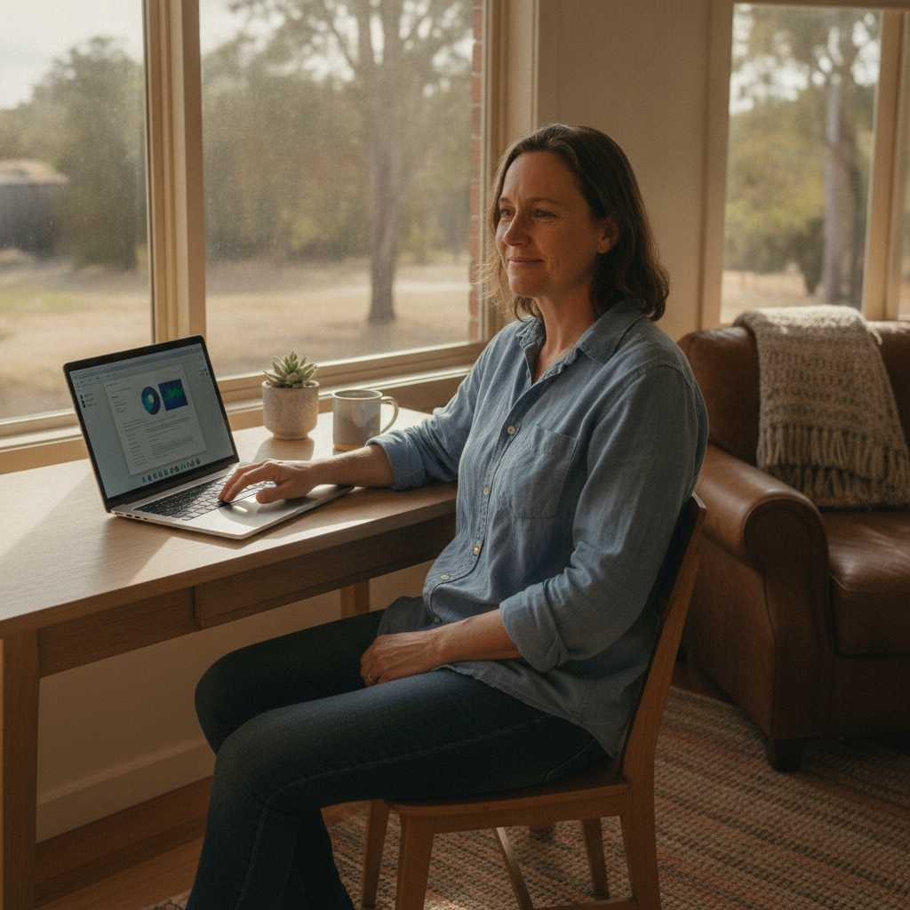 Computer cleaning in Crawford River (2423) — a local resident at home with a clean, fast, dust-free computer running cool and quiet