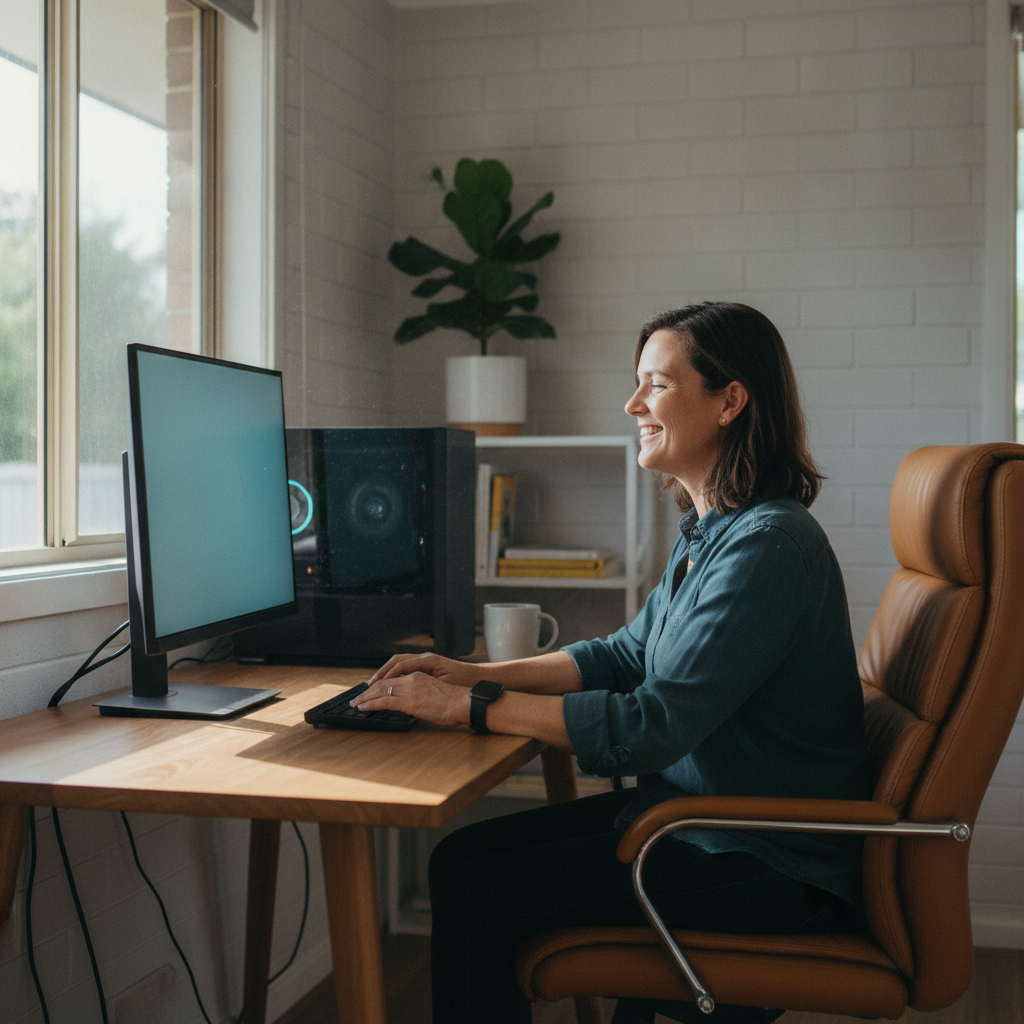 Laptop and desktop cleaning in Crosslands (2446) — an at-home owner pleased their computer runs cool and quiet again