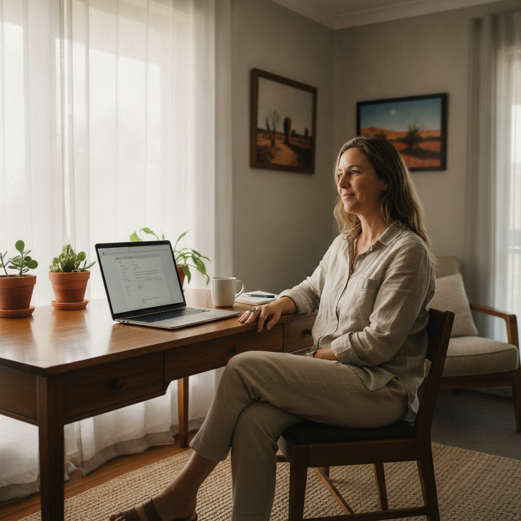Computer cleaning in Cumbandry (2852) — a local resident at home with a clean, fast, dust-free computer running cool and quiet