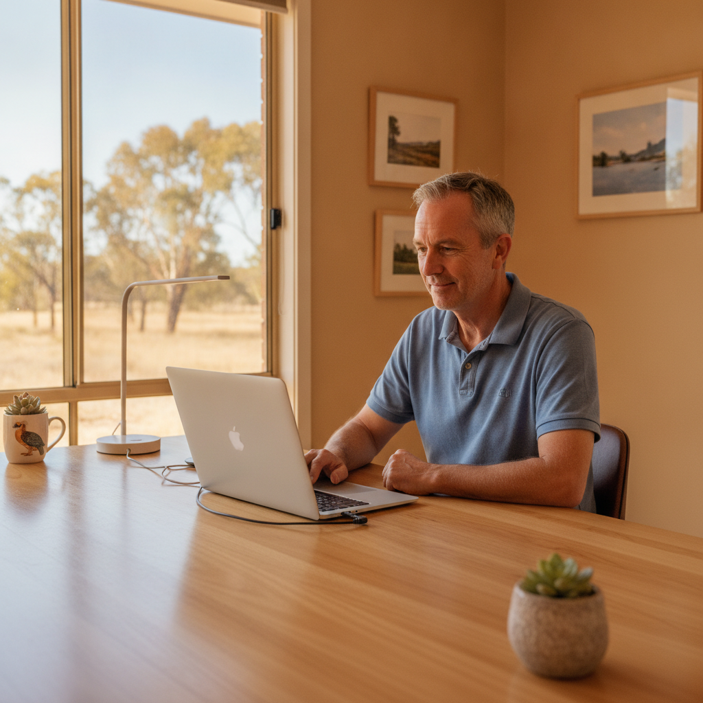 Computer cleaning in Currawananna (2650) — a local resident at home with a clean, fast, dust-free computer running cool and quiet
