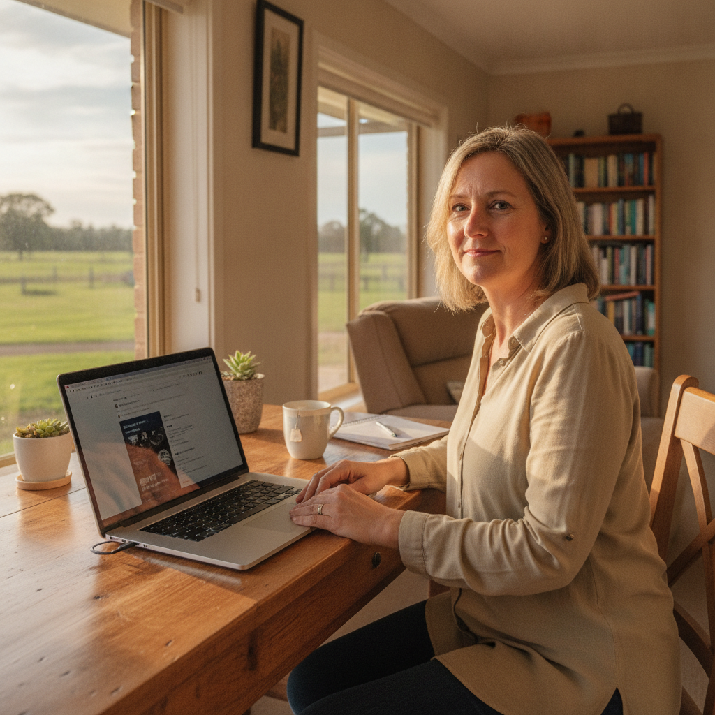 Computer cleaning in Dardanup West (6236) — a local resident at home with a clean, fast, dust-free computer running cool and quiet