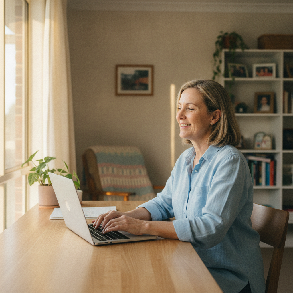Computer cleaning in Dodsworth (2620) — a local resident at home with a clean, fast, dust-free computer running cool and quiet