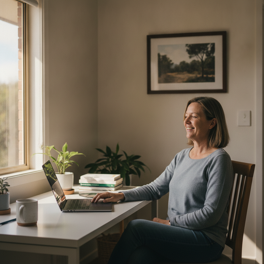 Computer cleaning in Doonbah (2473) — a local resident at home with a clean, fast, dust-free computer running cool and quiet