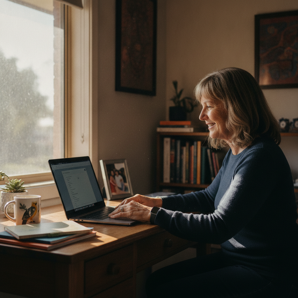 Computer cleaning in Dubbo West (2830) — a local resident at home with a clean, fast, dust-free computer running cool and quiet