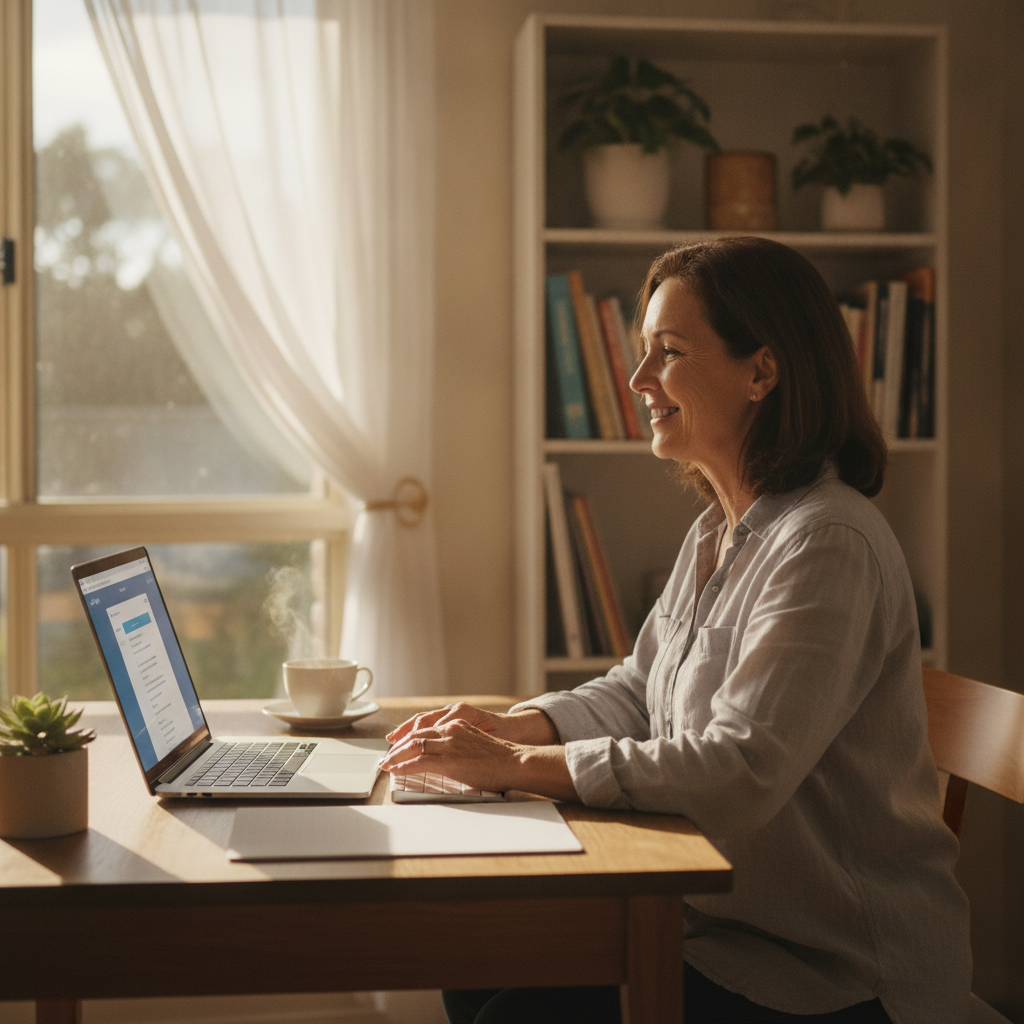 Computer cleaning in Duranbah (2487) — a local resident at home with a clean, fast, dust-free computer running cool and quiet