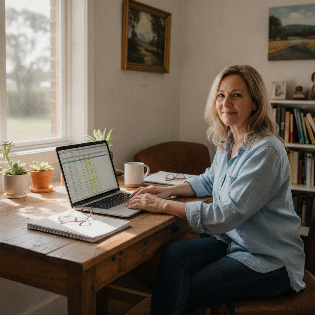 Computer cleaning in East Gresford (2311) — a local resident at home with a clean, fast, dust-free computer running cool and quiet