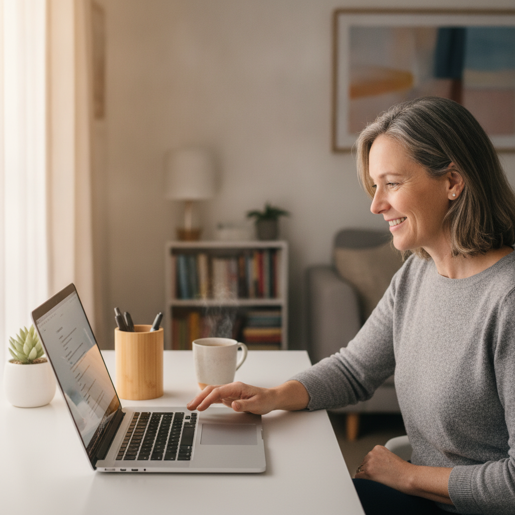 Computer cleaning in East Killara (2071) — a local resident at home with a clean, fast, dust-free computer running cool and quiet