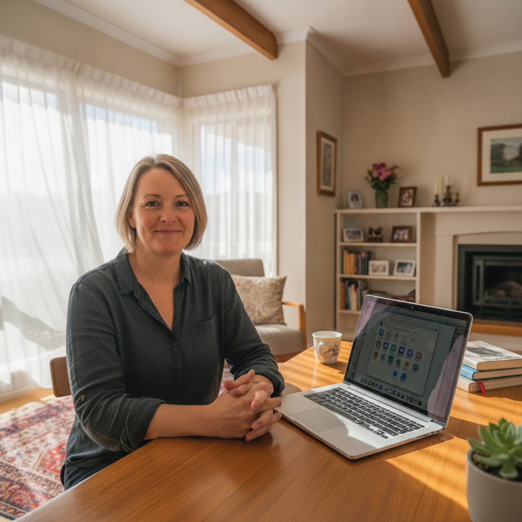 Professional computer clean-out in Edinburgh (5111) — a happy South Australia resident at home with a spotless, fast, quiet machine