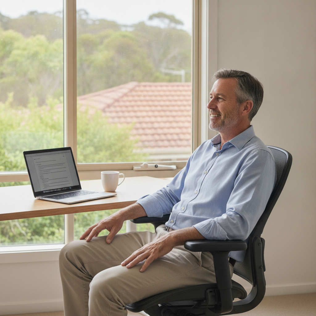 Computer cleaning in Elanora Heights (2101) — a local resident at home with a clean, fast, dust-free computer running cool and quiet