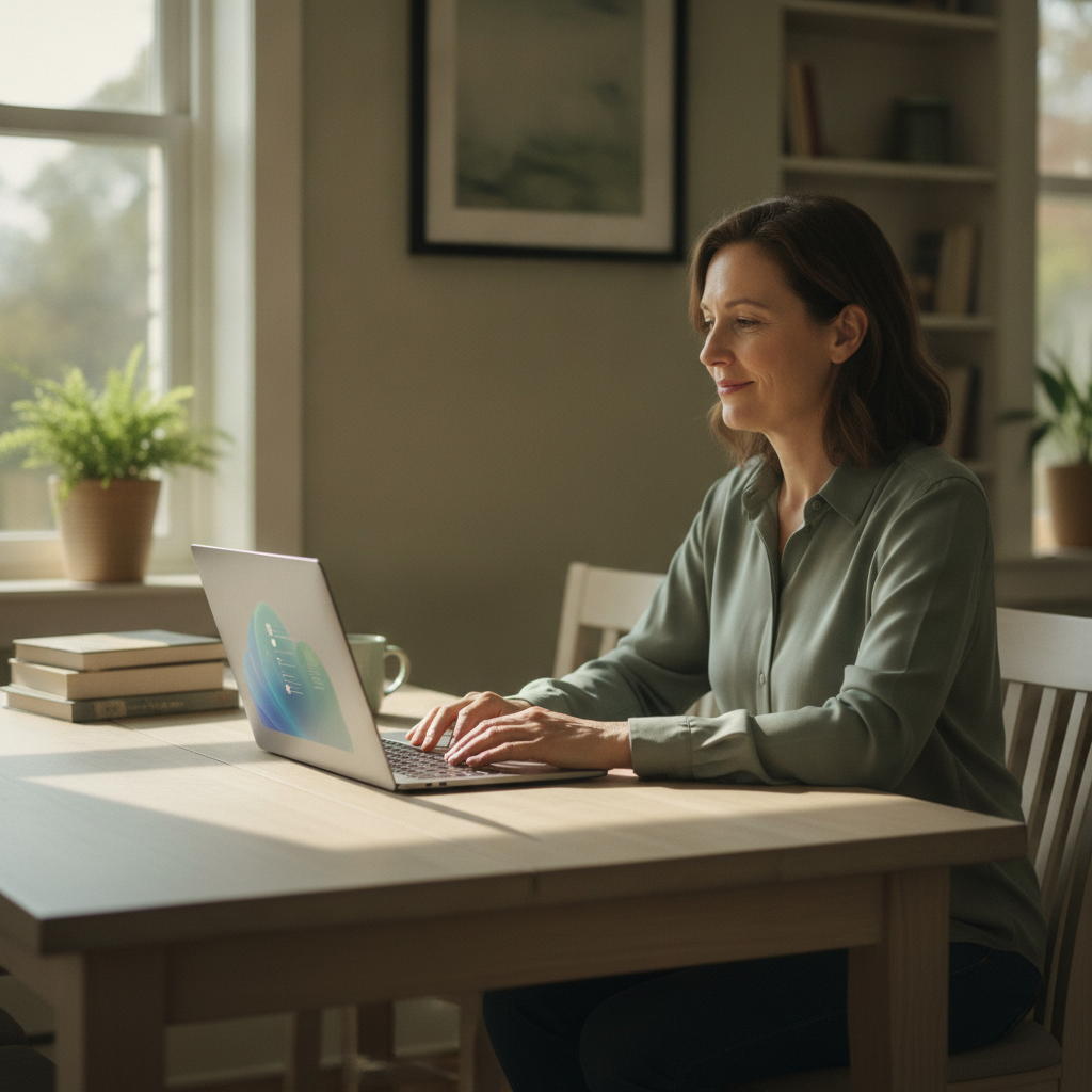 Computer cleaning in Ellen Grove (4078) — a local resident at home with a clean, fast, dust-free computer running cool and quiet