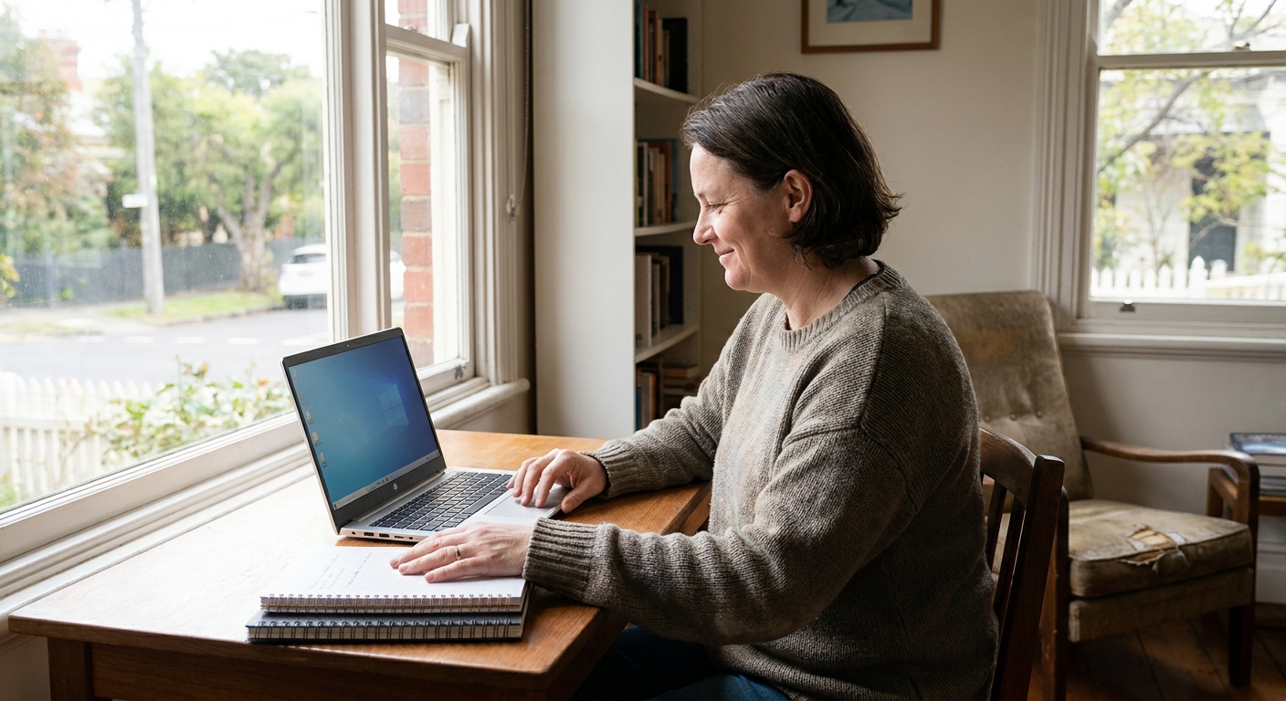 Laptop and desktop cleaning in Elwood (3184) — an at-home owner pleased their computer runs cool and quiet again