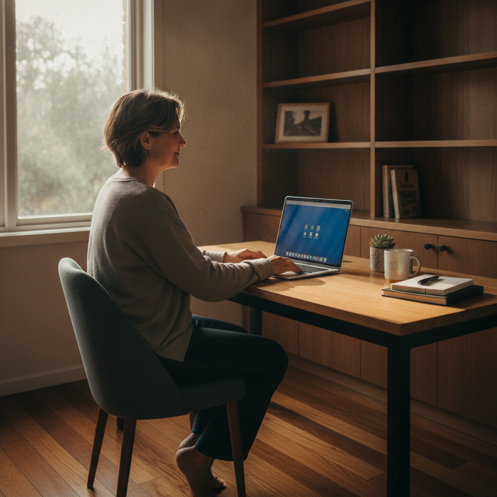 Computer cleaning in Emu Heights (2750) — a local resident at home with a clean, fast, dust-free computer running cool and quiet