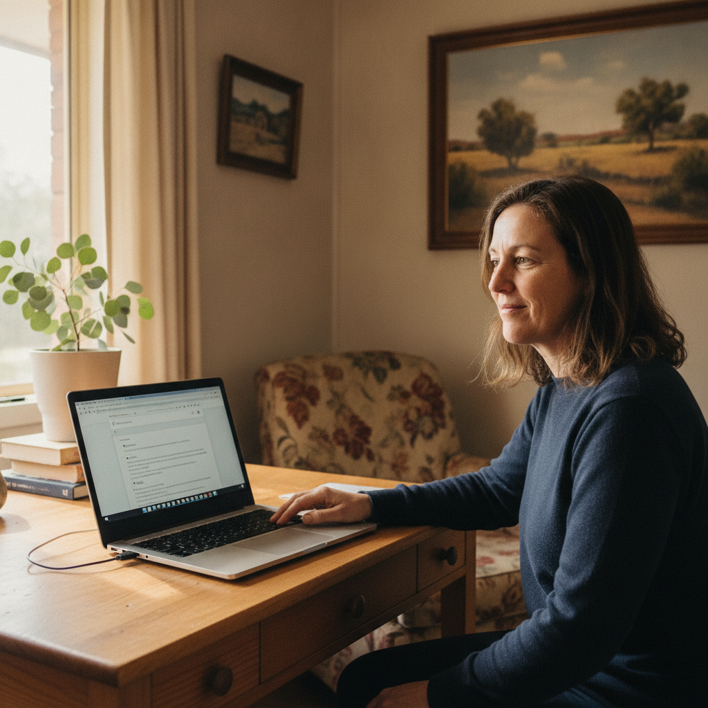 Computer cleaning in Euberta (2650) — a local resident at home with a clean, fast, dust-free computer running cool and quiet