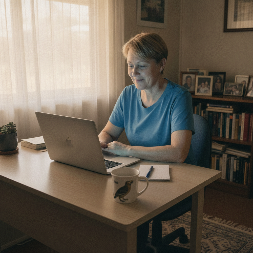 Computer cleaning in Fairfield East (2165) — a local resident at home with a clean, fast, dust-free computer running cool and quiet