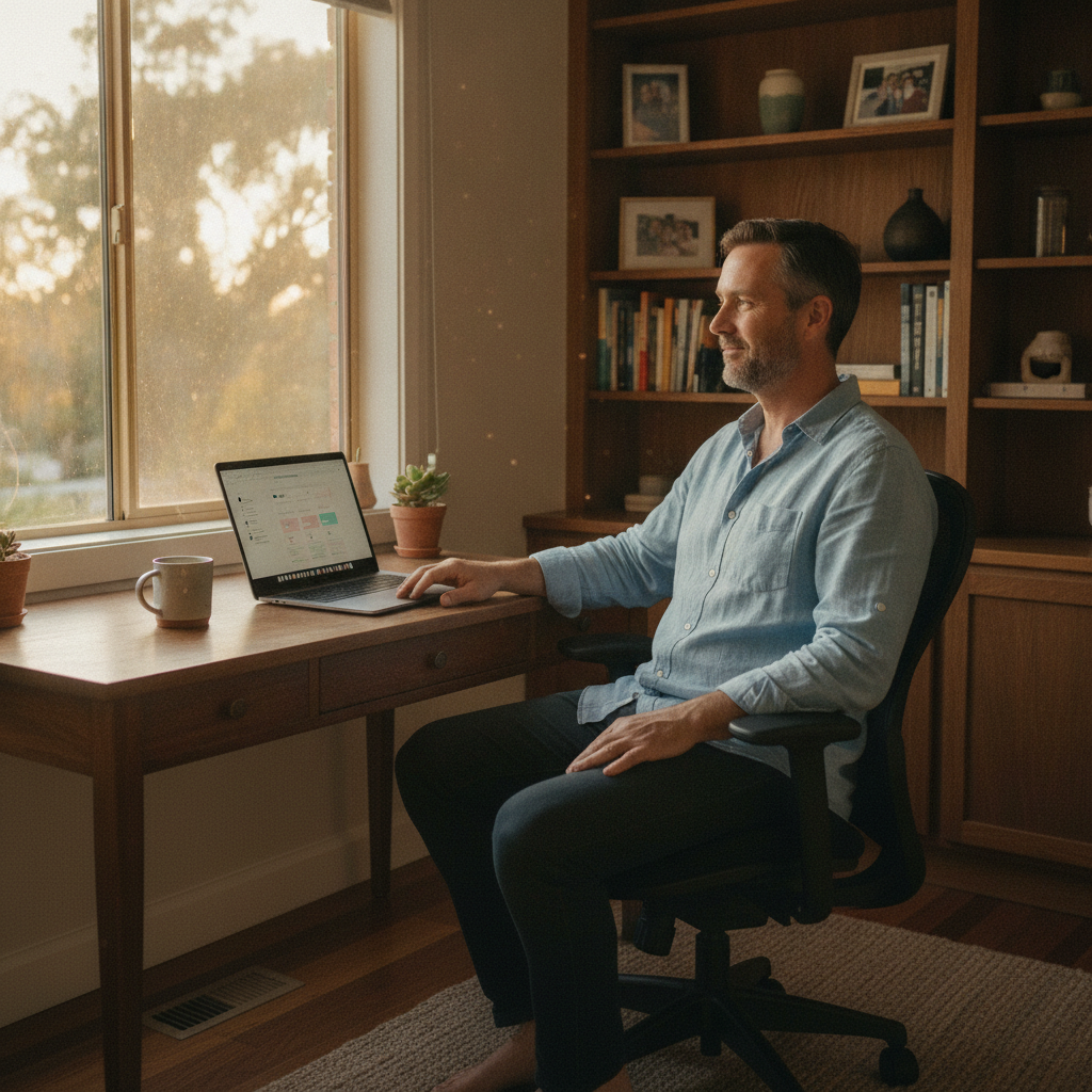 Computer cleaning in Fernances (2775) — a local resident at home with a clean, fast, dust-free computer running cool and quiet