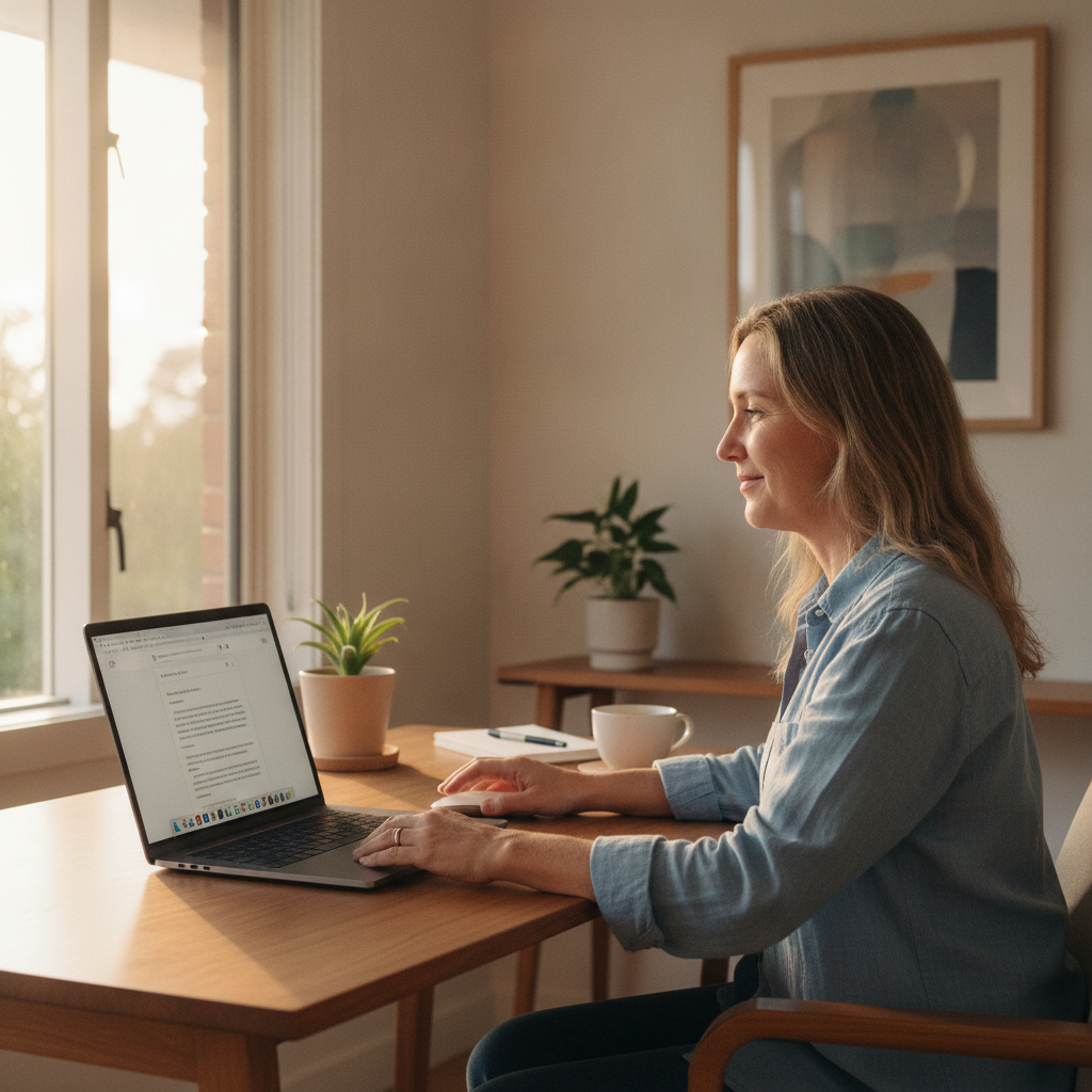 Computer cleaning in Fernhill (2519) — a local resident at home with a clean, fast, dust-free computer running cool and quiet