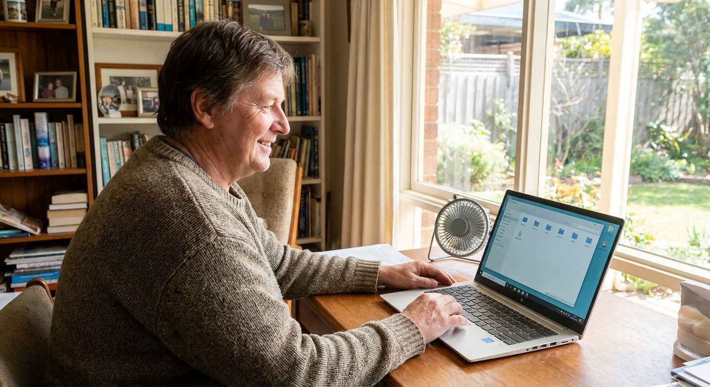 Laptop and desktop cleaning in Fingal (3939) — an at-home owner pleased their computer runs cool and quiet again