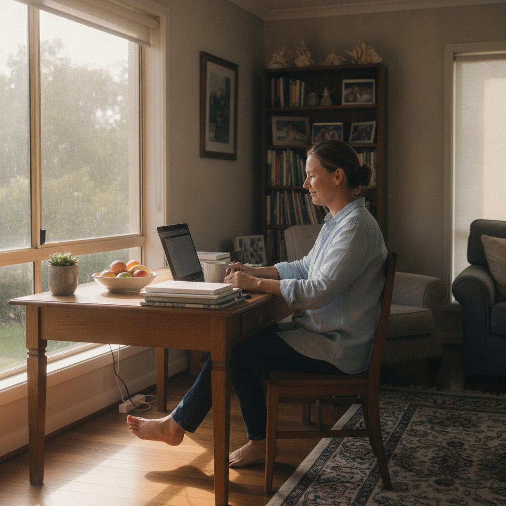 Computer cleaning in Fingal Head (2487) — a local resident at home with a clean, fast, dust-free computer running cool and quiet