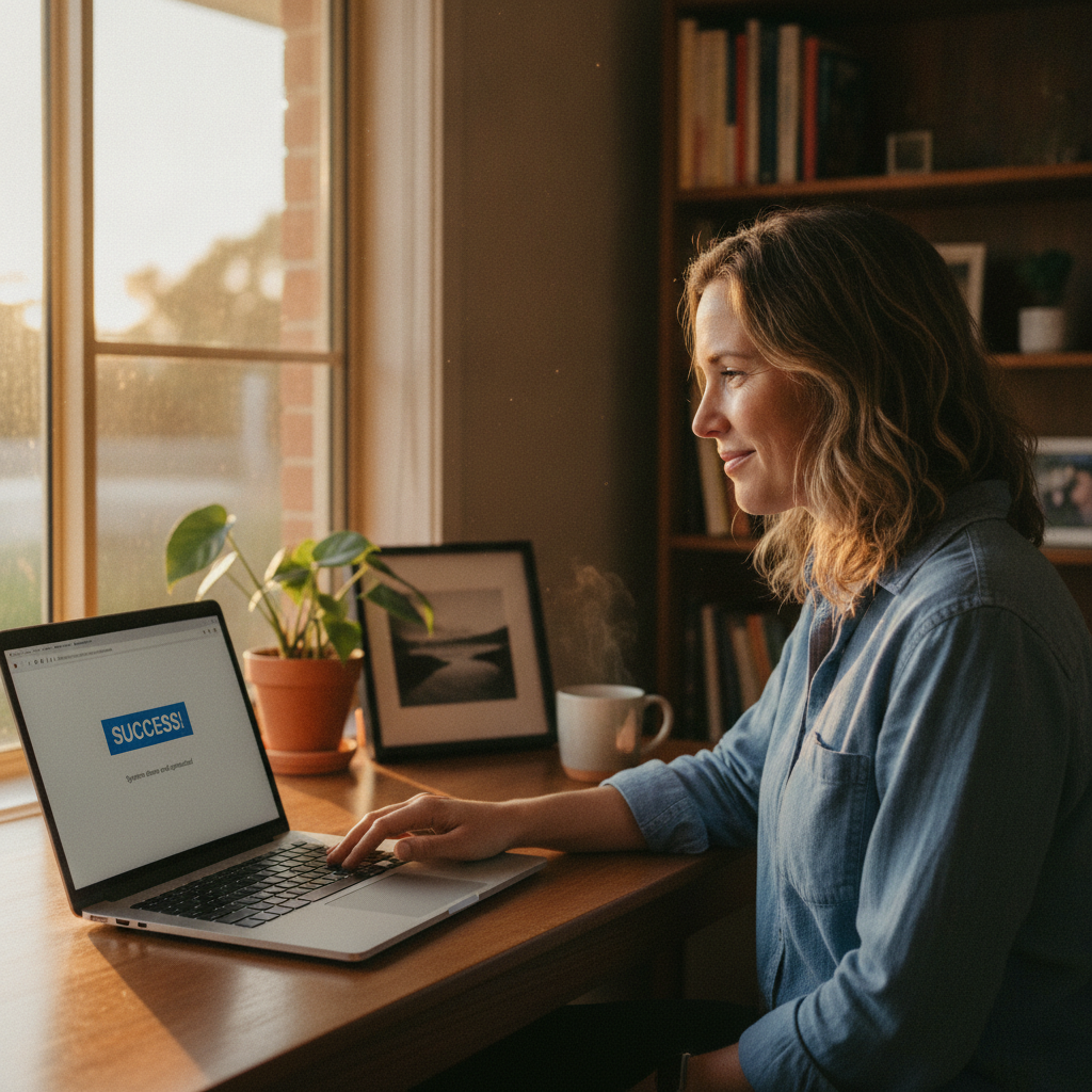 Laptop and desktop cleaning in Fishermans Bay (2316) — an at-home owner pleased their computer runs cool and quiet again