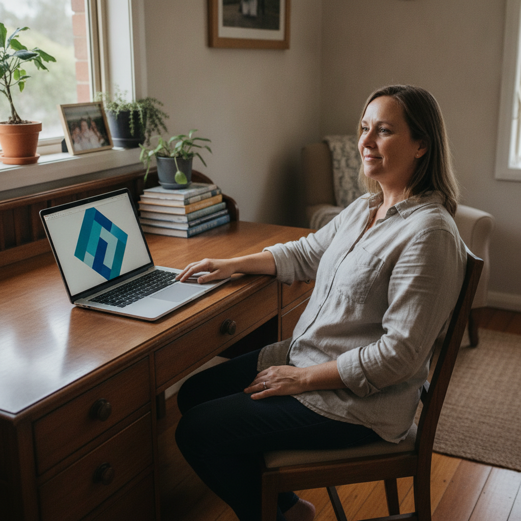 Computer cleaning in Gawler (5118) — a local resident at home with a clean, fast, dust-free computer running cool and quiet