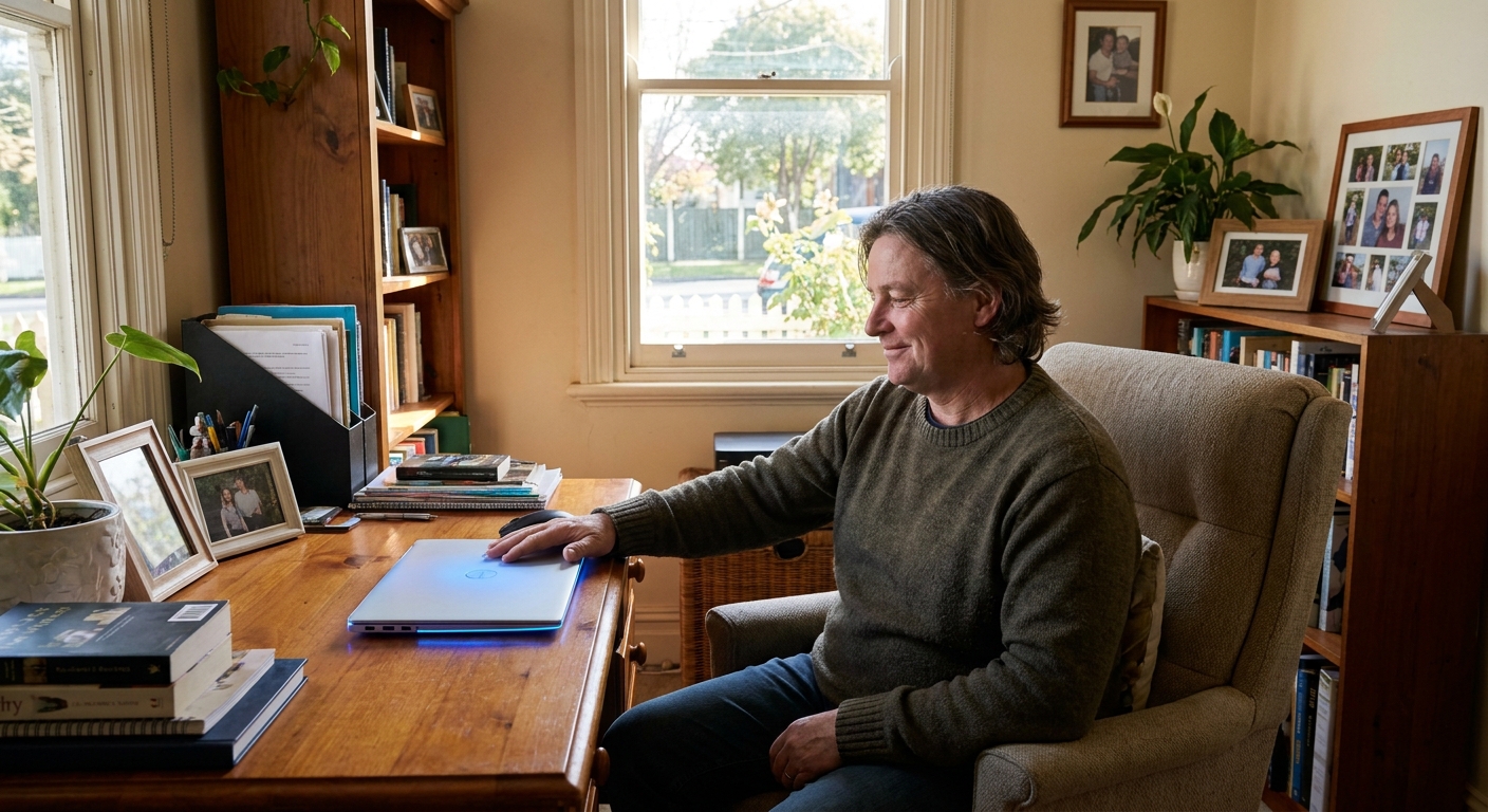 Laptop and desktop cleaning in Geelong West (3218) — an at-home owner pleased their computer runs cool and quiet again