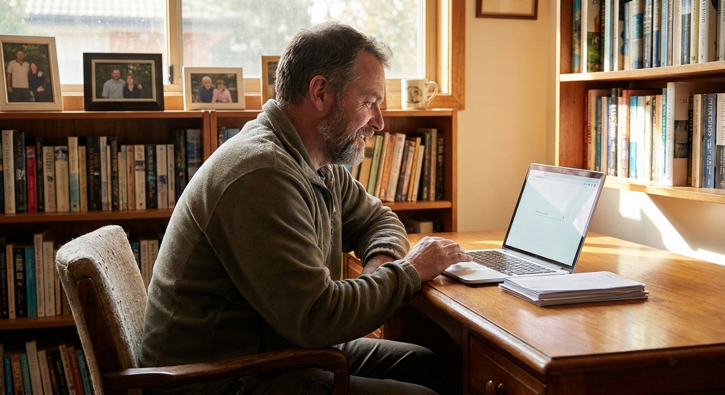 Computer cleaning in Ginninderra Village (2913) — a local resident at home with a clean, fast, dust-free computer running cool and quiet