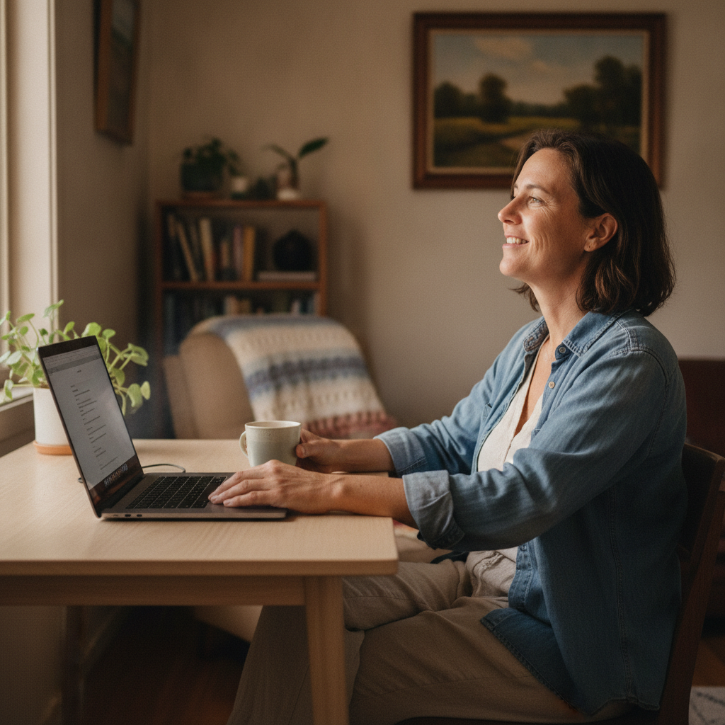 Computer cleaning in Glen Innes (2370) — a local resident at home with a clean, fast, dust-free computer running cool and quiet