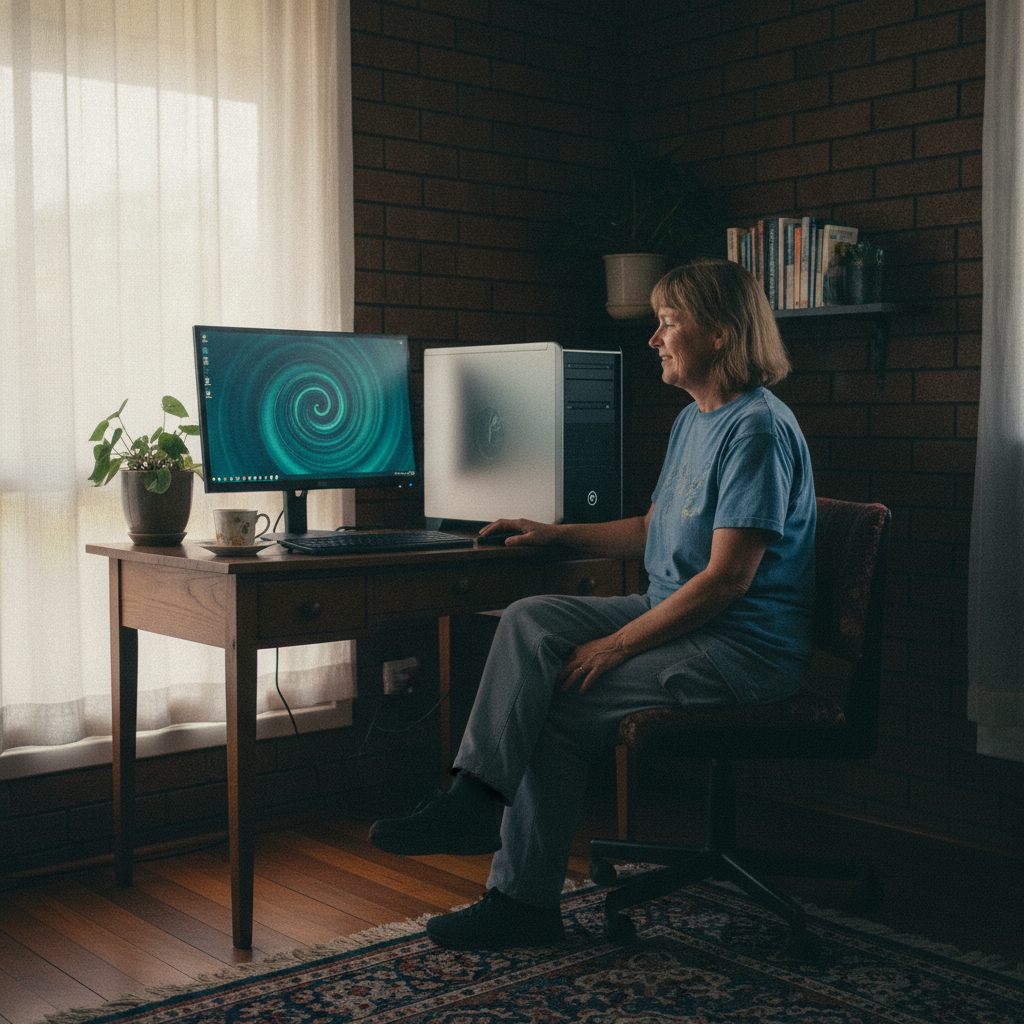 Computer cleaning in Glendon (2330) — a local resident at home with a clean, fast, dust-free computer running cool and quiet